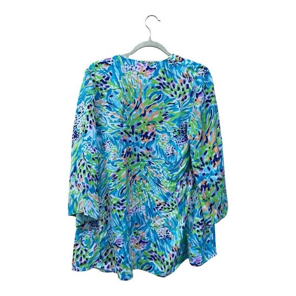 Lily Pulitzer Hampton kimono size medium vacation beach cruise preppy vibrant - Picture 4 of 5